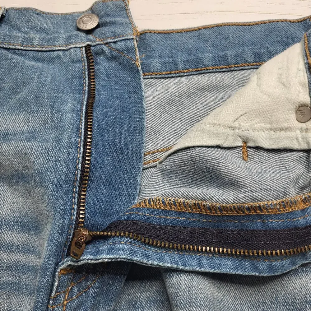 Madewell Perfect Jean Shorts Raw Hem High Rise Cutoffs Medium Bowman Wash 27